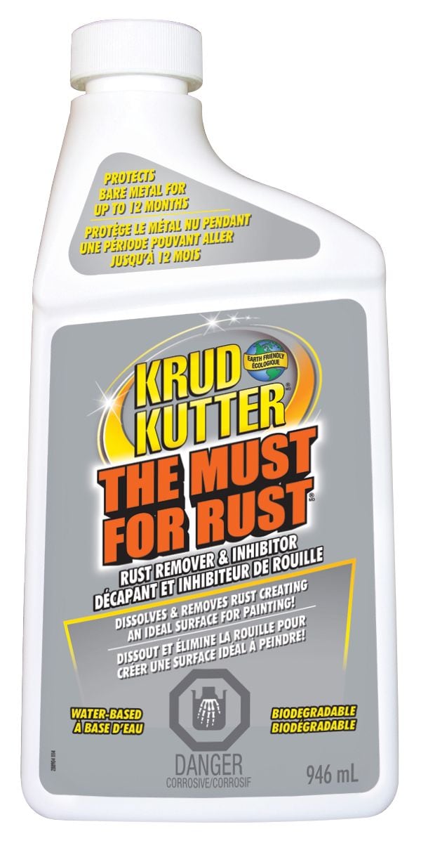 Water-Based Liquid Rust Remover & Inhibitor, Biodegradable, 946-mL W9032