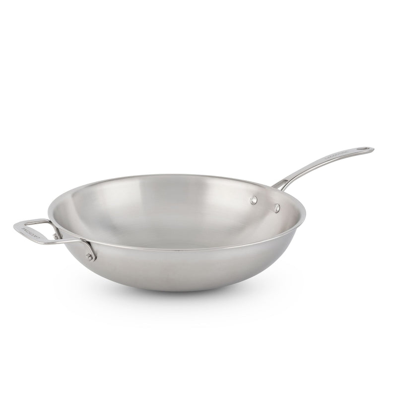 3-Ply Clad Commercial Wok Fry Pan, 32-cm S4546