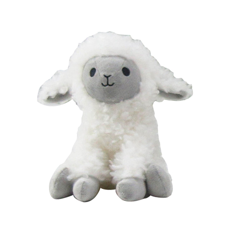 Lamb Plush Toy, White, 7-in, Ages 3+, for Eid/Spring M3837