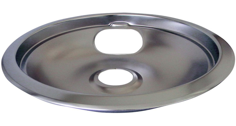 Chrome Drip Pan Shallow Draw, 8-in I2561