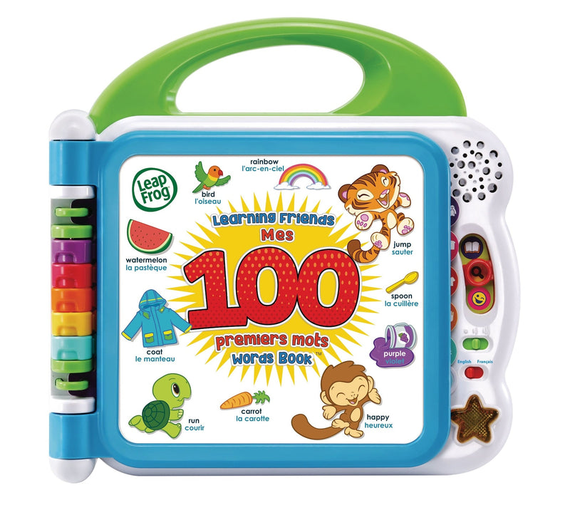Learning Friends 100 Words Book Play Toy For Toddlers, Bilingual, Ages 18m+ O0810