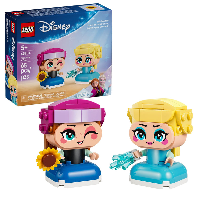 Animation Mini Anna & Elsa Toy Building Set - 43284, 65-pcs, Ages 5+ O6557