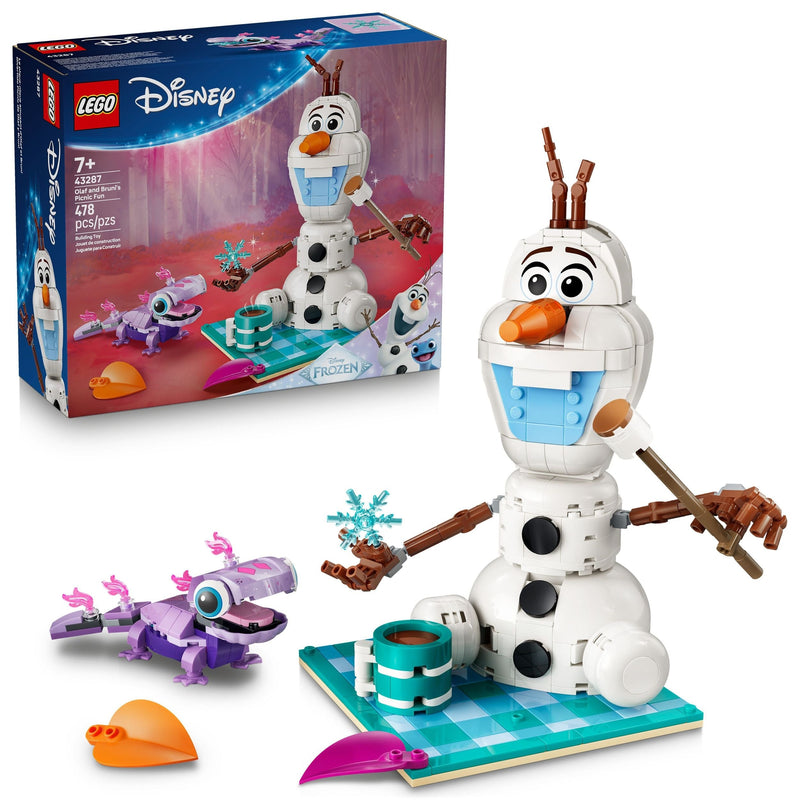 Frozen Olaf & Bruni’s Picnic Fun Toy Building Set - 43287, 478-pcs, Ages 7+ E9511