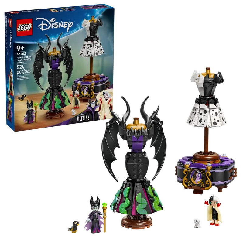 Villains Maleficent’s and Cruella De Vil’s Dresses - 43262, 524-pcs, Ages 9+ P1201