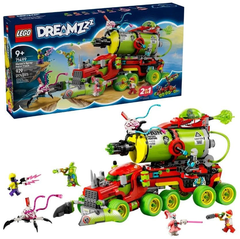Mateo's Spray Paint Truck - 71499, 929-pcs, Ages 9+ M8926