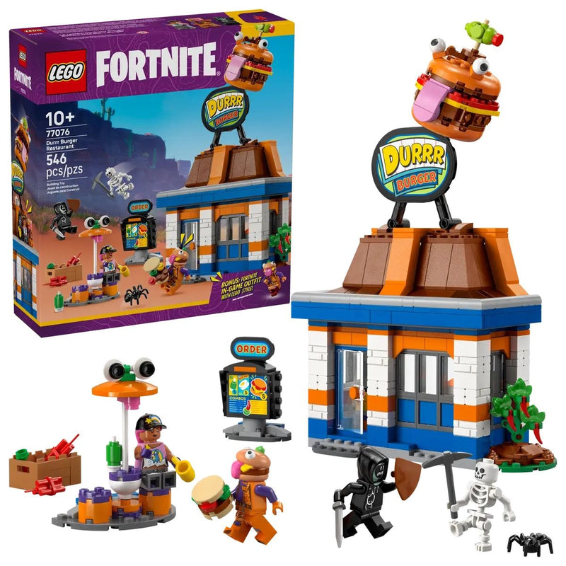 Fortnite Durrr Burger Restaurant - 77076, 546-pcs, Ages 10+ W4868