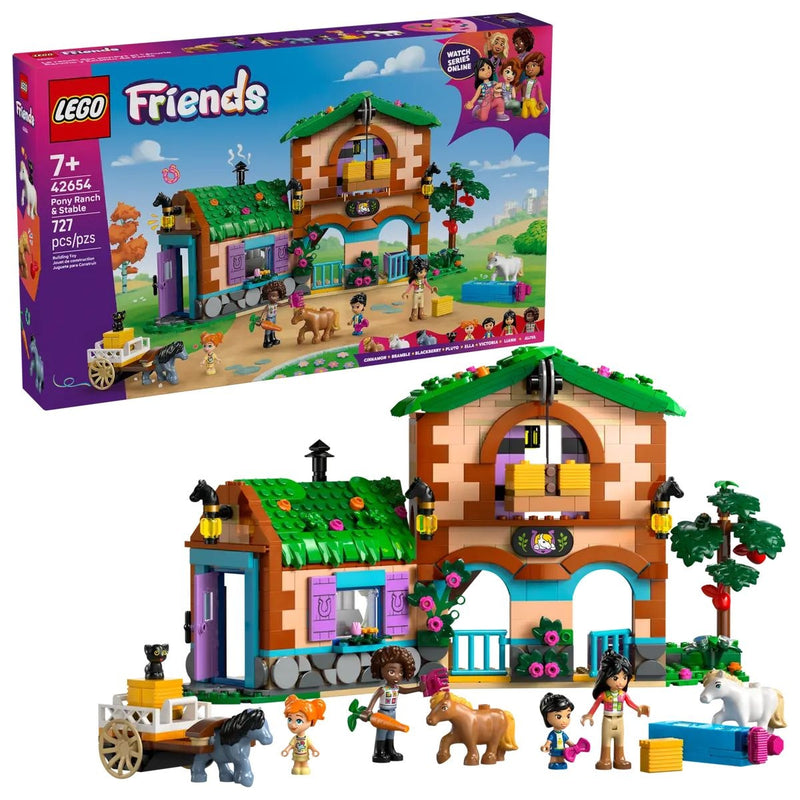 Friends 42654 Pony Ranch and Stable for Ages 7+, 727-pc M2232