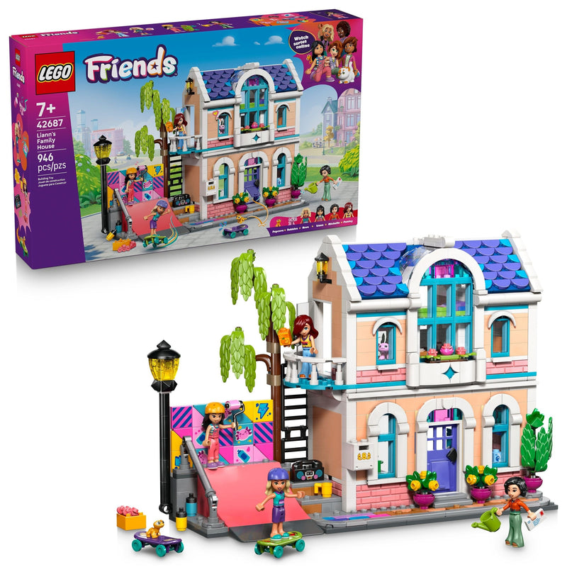 Friends Liann's Family House Building Set - 42687, 946-pcs, Ages 7+ O9439