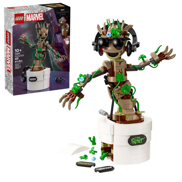 Marvel Dancing Groot, Animated Guardians of the Galaxy Toy 76297 E6592