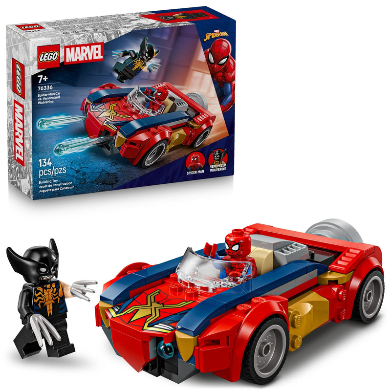 Marvel Car vs. Venomized Wolverine - 76336, 134-pcs, Ages 7+ W8570