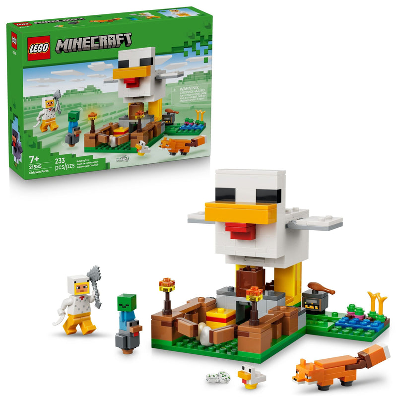 Chicken Farm Toy Building Set - 21585, 233-pcs, Ages 7+ T7623