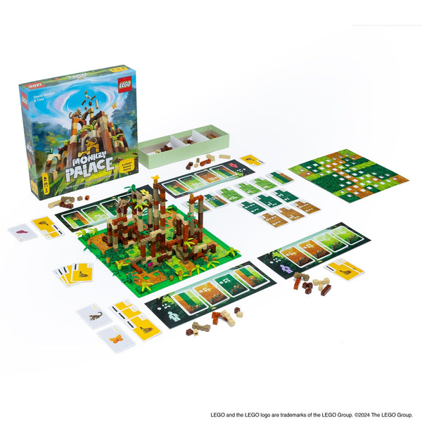 Monkey Palace Card/Board Game for 2-4 Players R5922