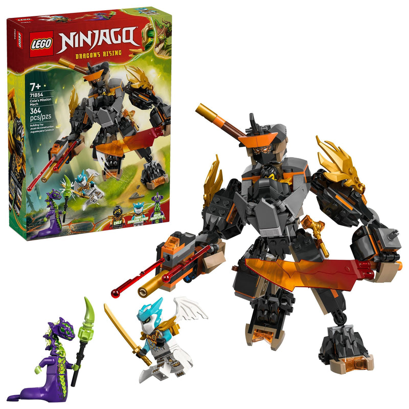 Cole’s Mission Mech & Dragon Zane - 71854, 364-pcs, Ages 7+ Z5696