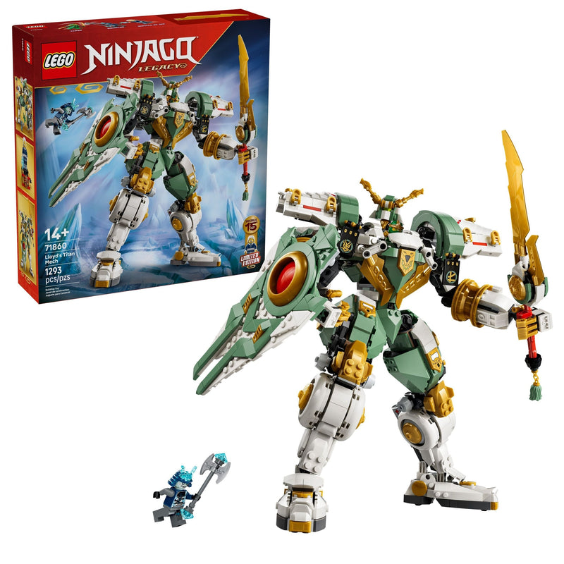 Lloyd’s Titan Mech 15th Anniversary Toy Building Set - 71860, 1293-pcs, Ages 14+ G3832