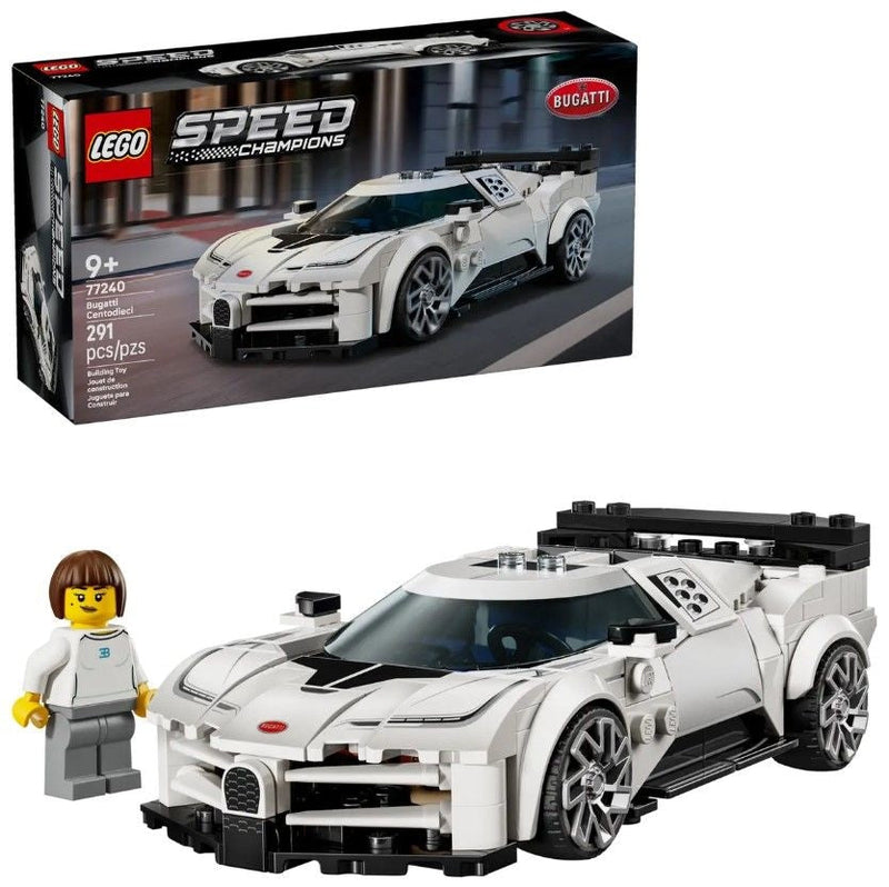 Speed Champions Bugatti Centodieci Hyper Sports Car - 77240, 291-pcs, Ages 9+ T0742