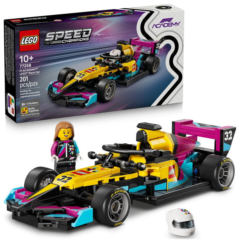Speed Champions F1 ACADEMY Race Car - 77258, 201-pcs, Ages 10+ E7519