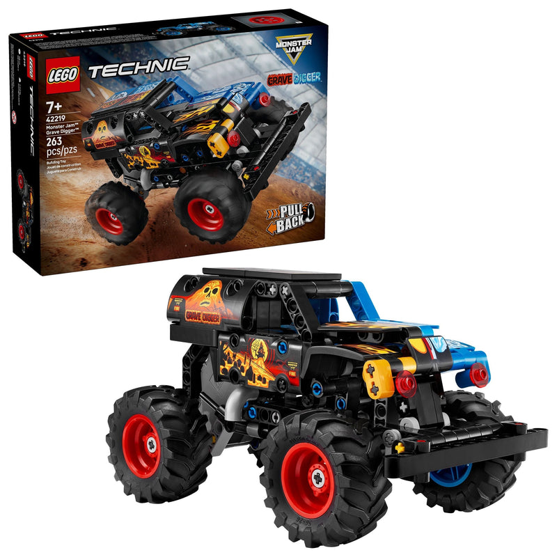 Technic Monster Jam Grave Digger Fire & Ice - 42219, 263-pcs, Ages 7+ Z5724