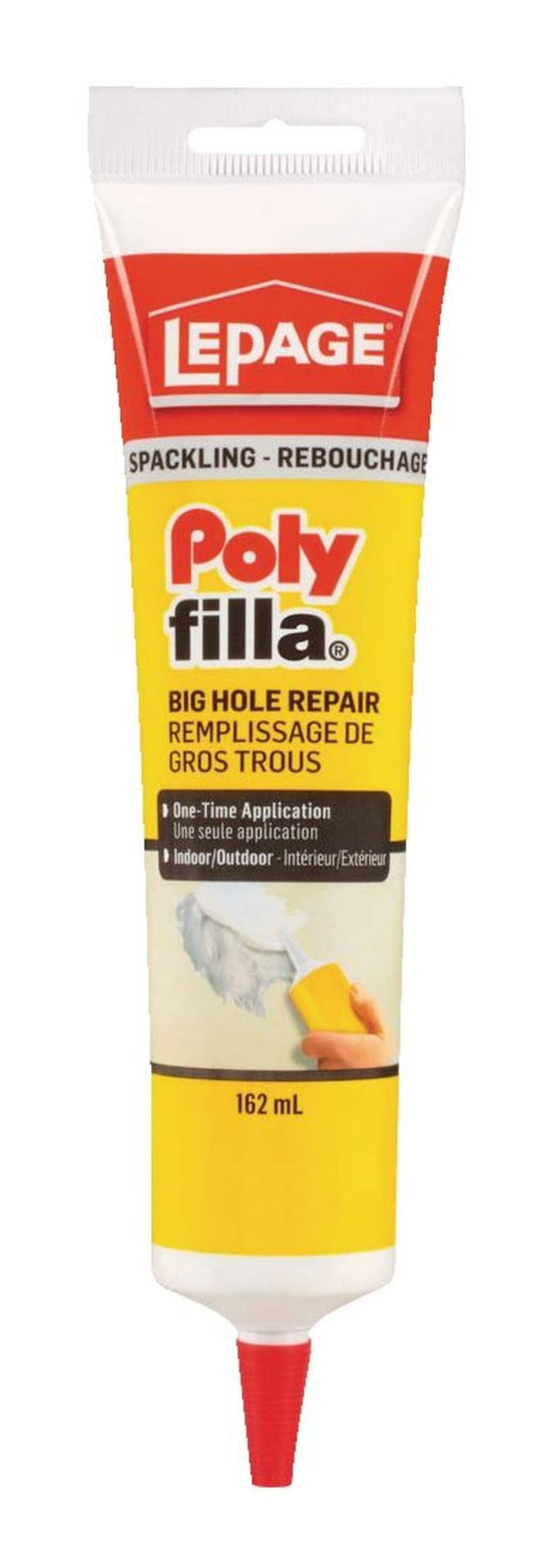 Big Hole Repair Spackling, Hole & Crack Filler, Indoor/Outdoor Use, Assorted Sizes V8133
