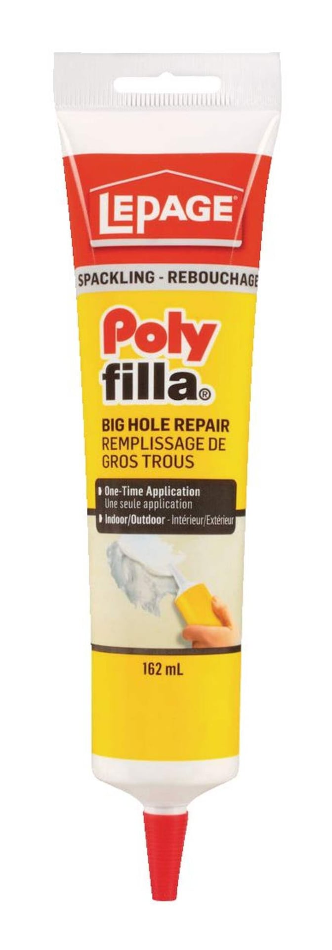 Big Hole Repair Spackling, Hole & Crack Filler, Indoor/Outdoor Use, Assorted Sizes V8133
