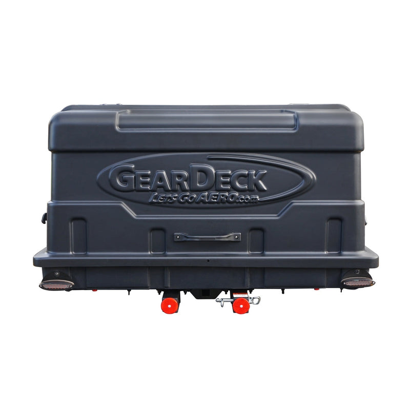 GearDeck Slideout Cargo Carrier with LED, Black, 17-cu.ft F1214