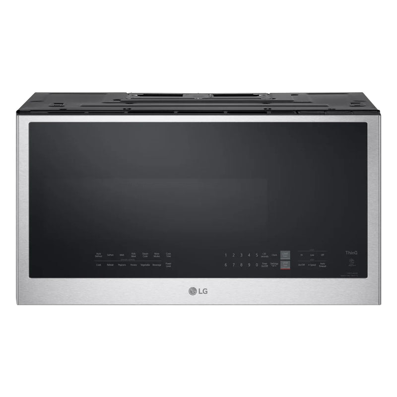 LG 2.0 cu. ft. Smudge Resistant Stainless Steel Over-the-Range Microwave with EasyClean and WideView Window D5728