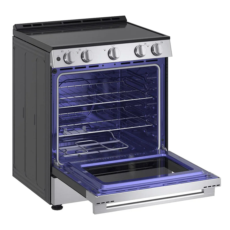 LG 30 in 6.3 cu ft. Stainless Steel Electric Slide-in Range with EasyClean and Pinch to Turn Safety Knobs H4188