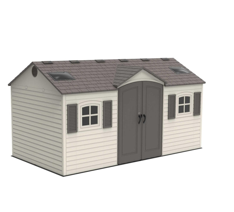 Outdoor Storage Shed with Dual Side Entry, 15 x 8-ft T8468
