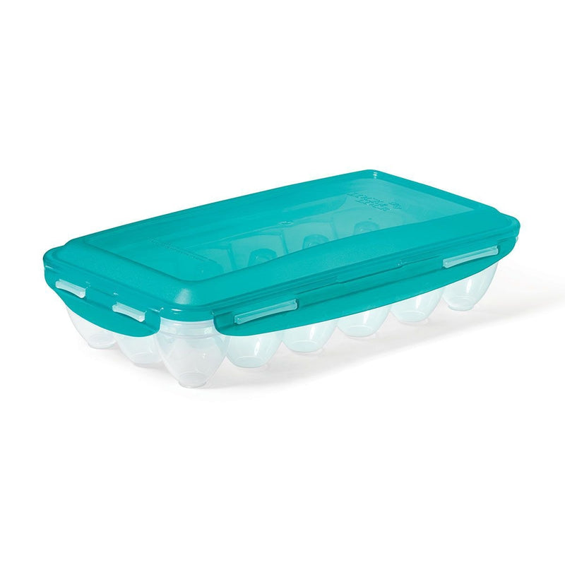 by BPA Free Plastic 18-Egg Holder with Airtight Clip Lid J7279