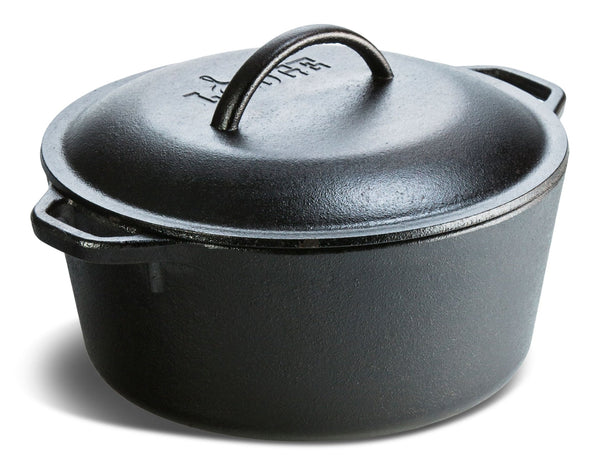 Seasoned Cast-Iron Dutch Oven, 5-qt L1036