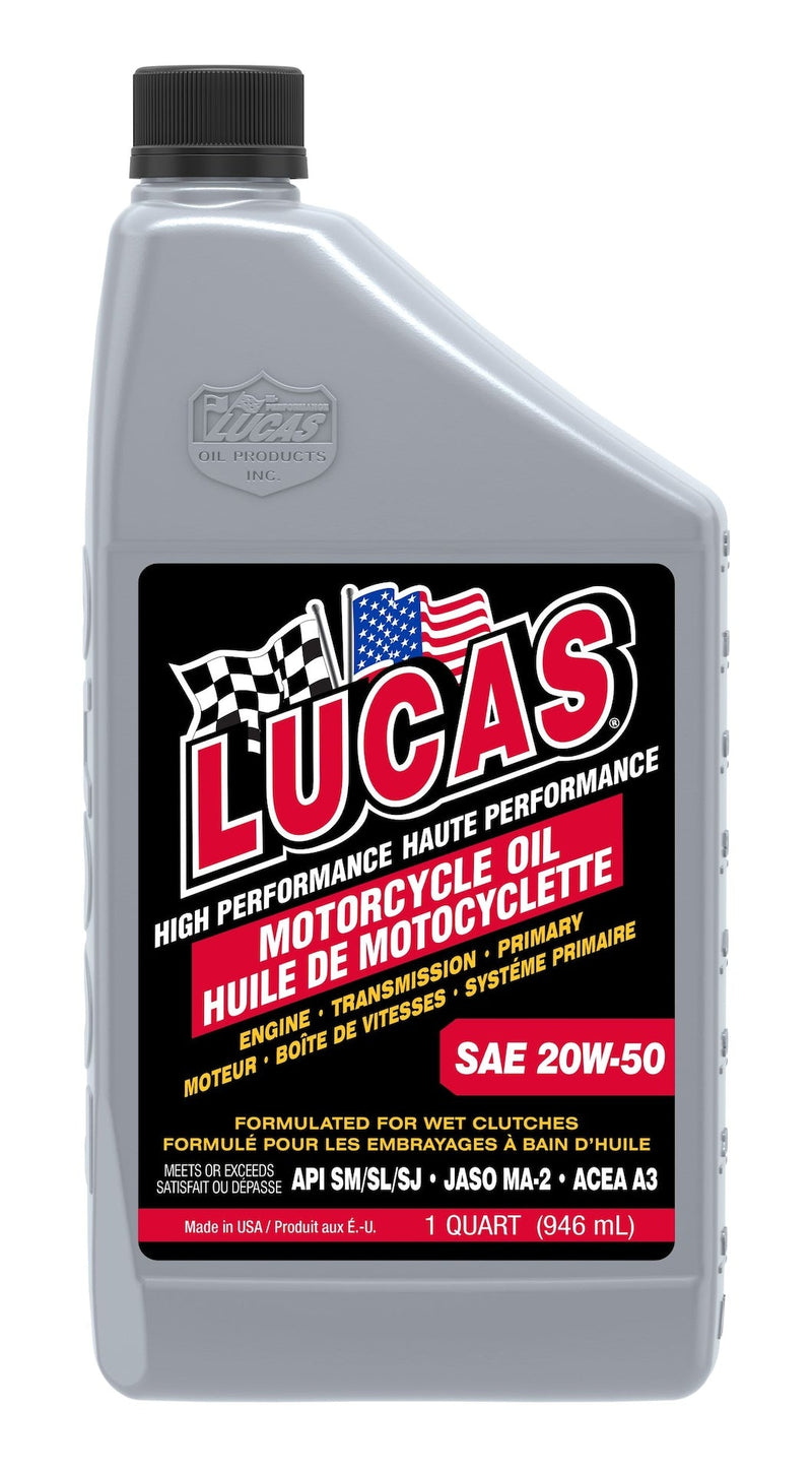 SAE 20W-50 High Performance Motorcycle Oil, 946-mL R5844