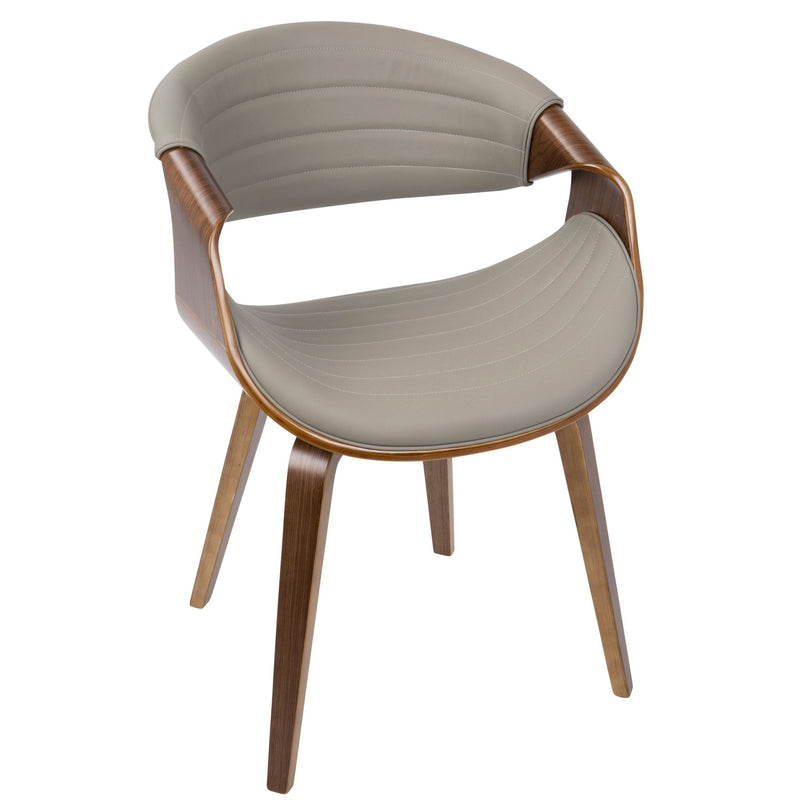 Symphony Faux Leather Dining/ Accent Chair, Grey G6952