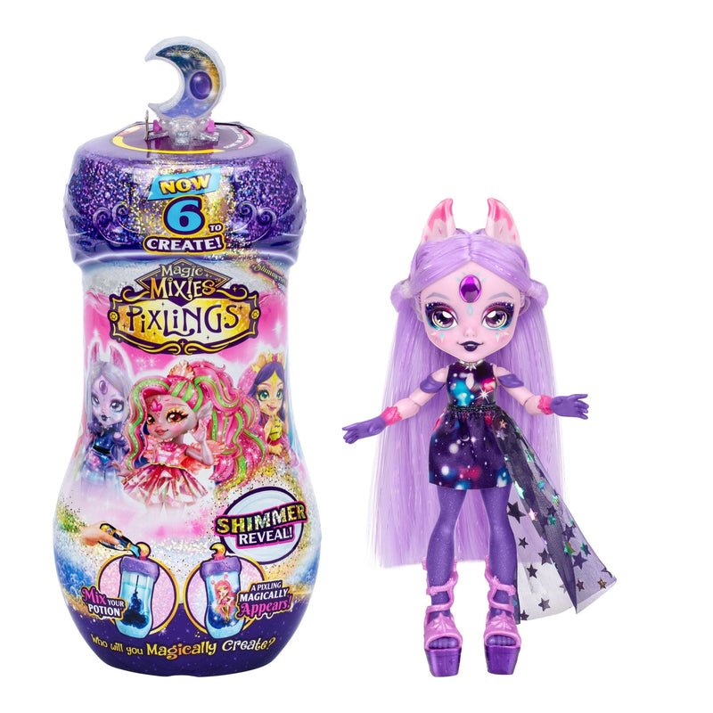 Magic Mixies Tiggz the Lightning Tiger Pixling S2 W2 6.5-in Fashion Doll for Ages 5+ S2618