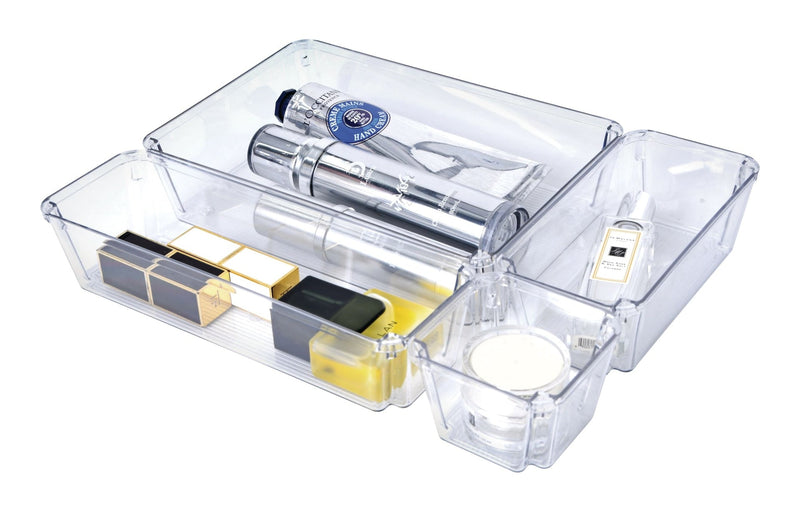 Clear Organization Bin Set, 25-pc C0783