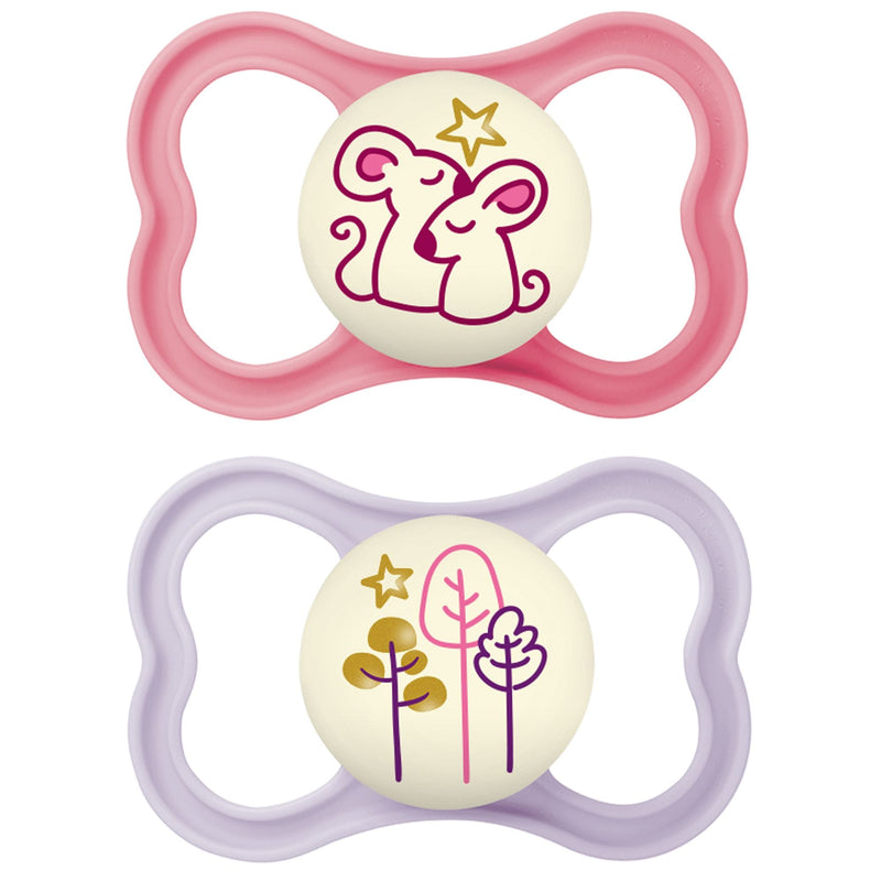 Glow in the Dark Night Pacifier, 6-16 Months, 2-pk L4876