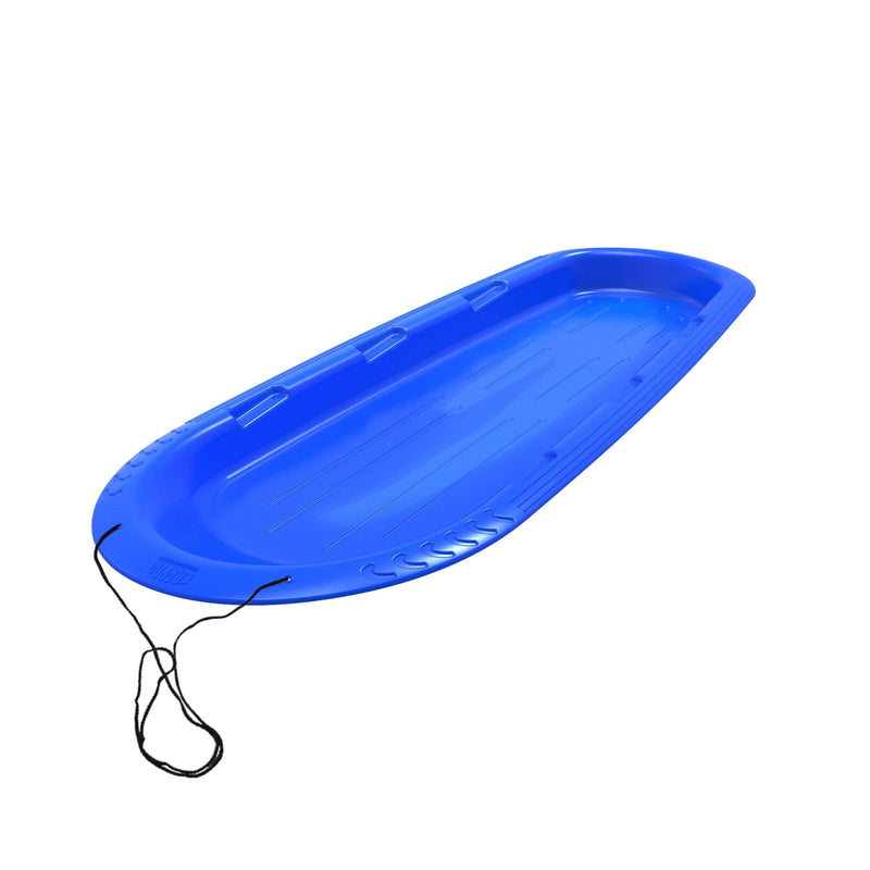 Manitou Kids' Large 3-Person Lightweight Plastic Winter Snow Sled/Toboggan Y8357