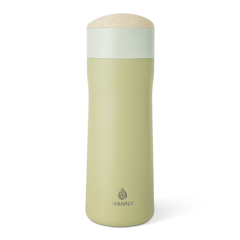 Brew Eco Stainless Steel Insulated Flow-Switch Brew Mug, 16-oz, Moss, with Sipping Spout N5541