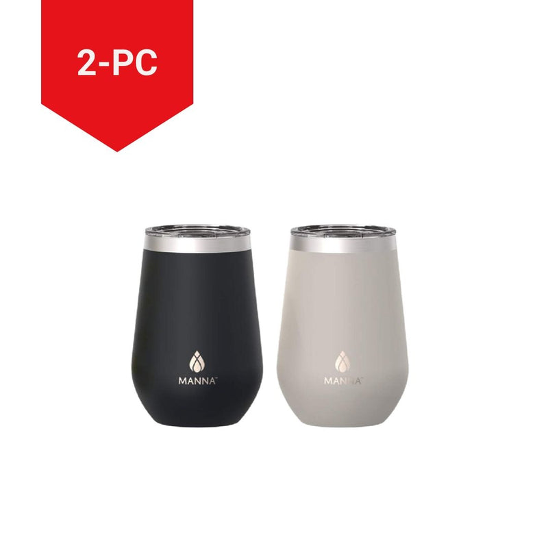 Insulated Stainless Steel Tumbler, 12-oz, 2-pk, with Lid Z4743