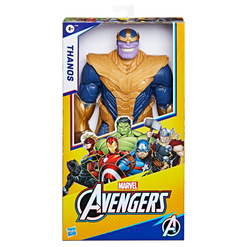Titan Hero Series Blast Gear Deluxe Thanos Action Figure, 12-in Toy Z7496