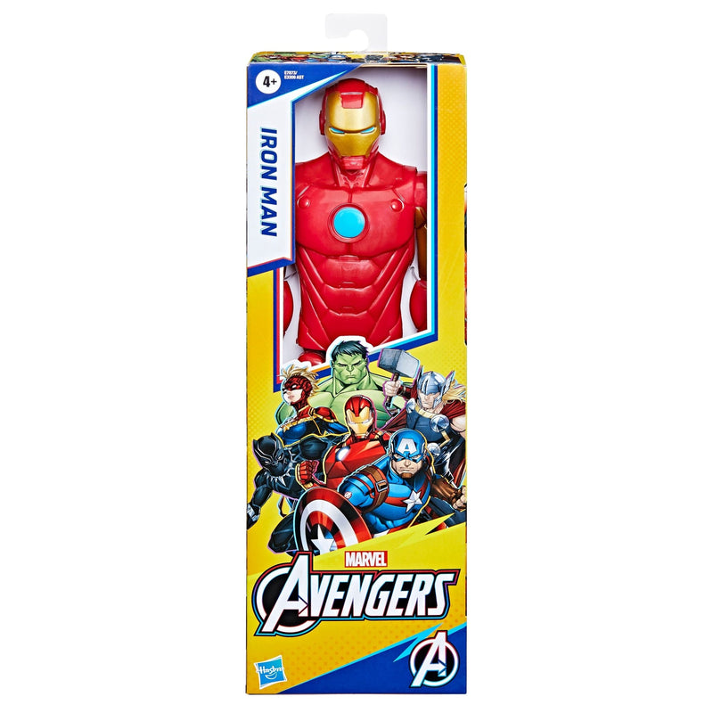 Titan Hero Series Iron Man Action Figure, 12-in Toy, Ages 4+ Q5061