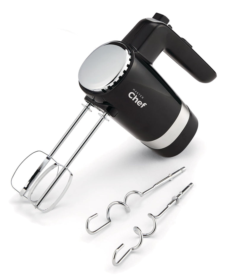 300W 5-Speed Electric Hand Mixer with Storage Base, Black W4437