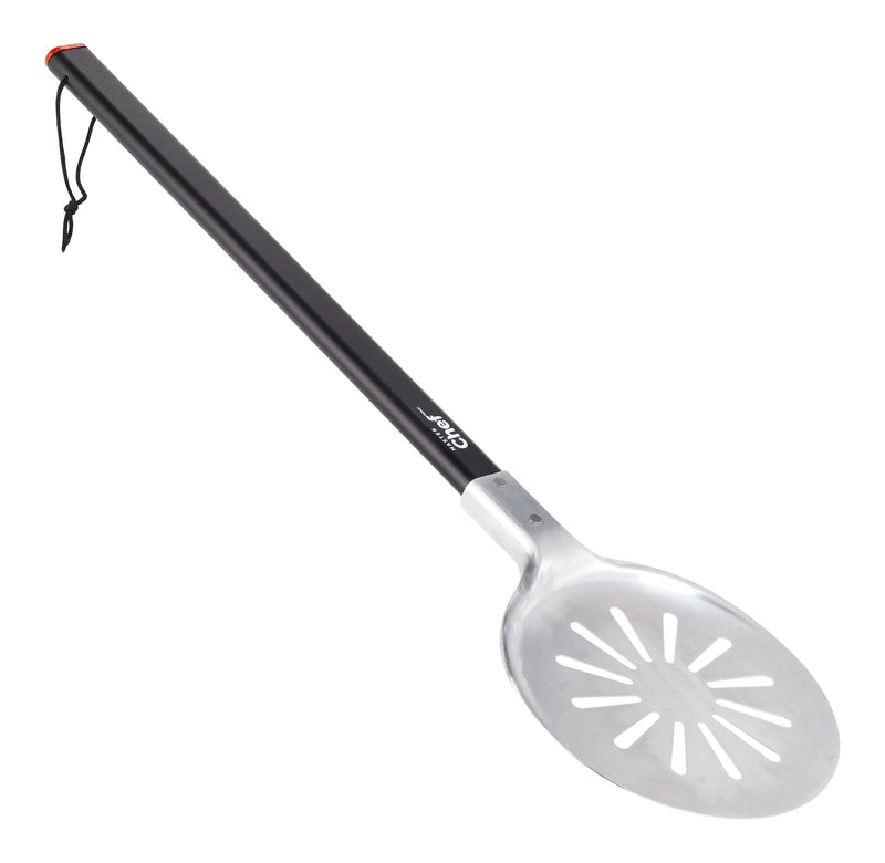 Aluminum Pizza Turning Peel with Ergonomic Grip, Black W3092