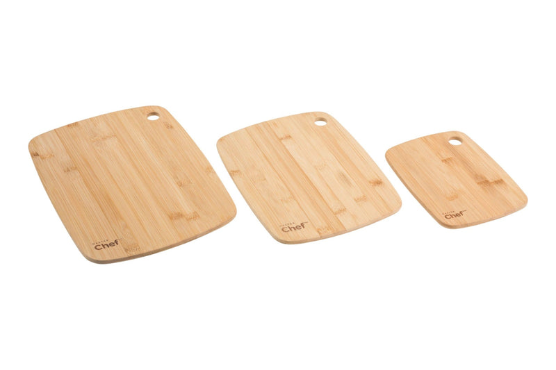 Bamboo Cutting Board, Assorted Sizes, 3-pk D2943
