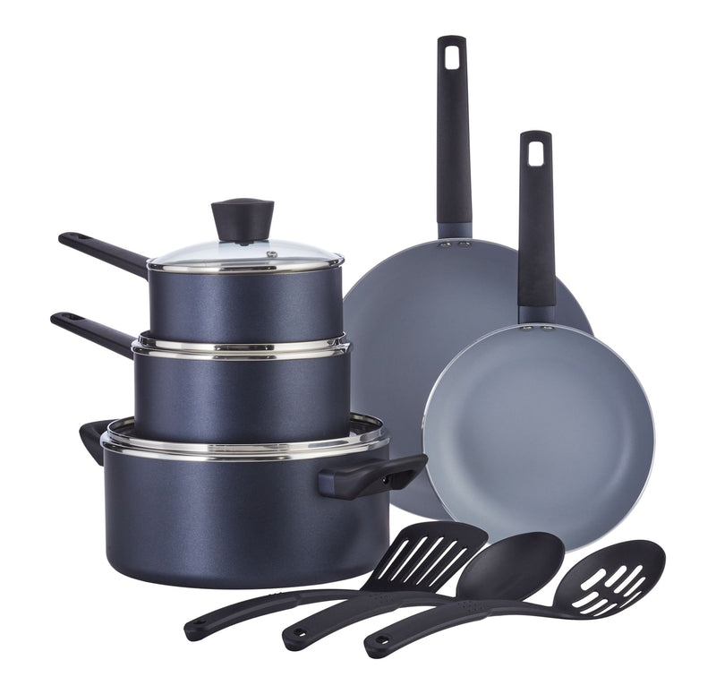 Blue/Grey Non-Stick Cookware Set, 11-pc I7927