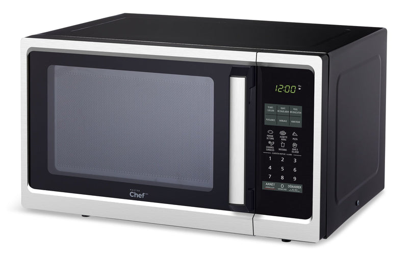 Countertop Microwave, 900 W, Black Stainless Steel, 0.9-cu-ft Z1354