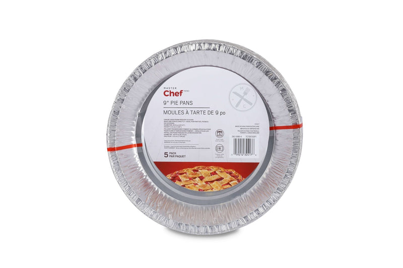 Disposable Deep Pie Pan, 9-in, 5-pk Z7086