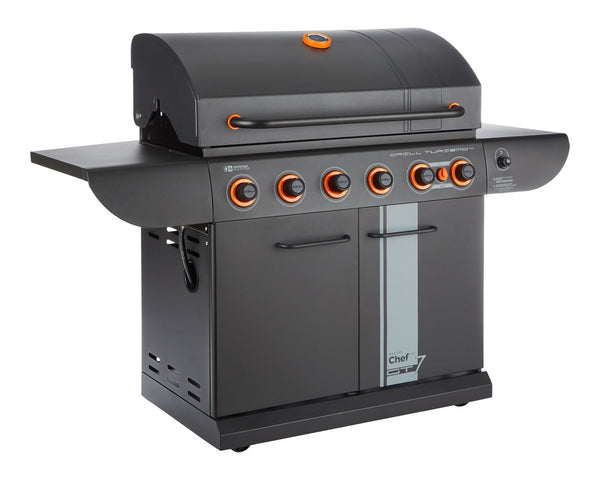 Grill Turismo 680 7-Burner Convertible LP Gas BBQ C2057