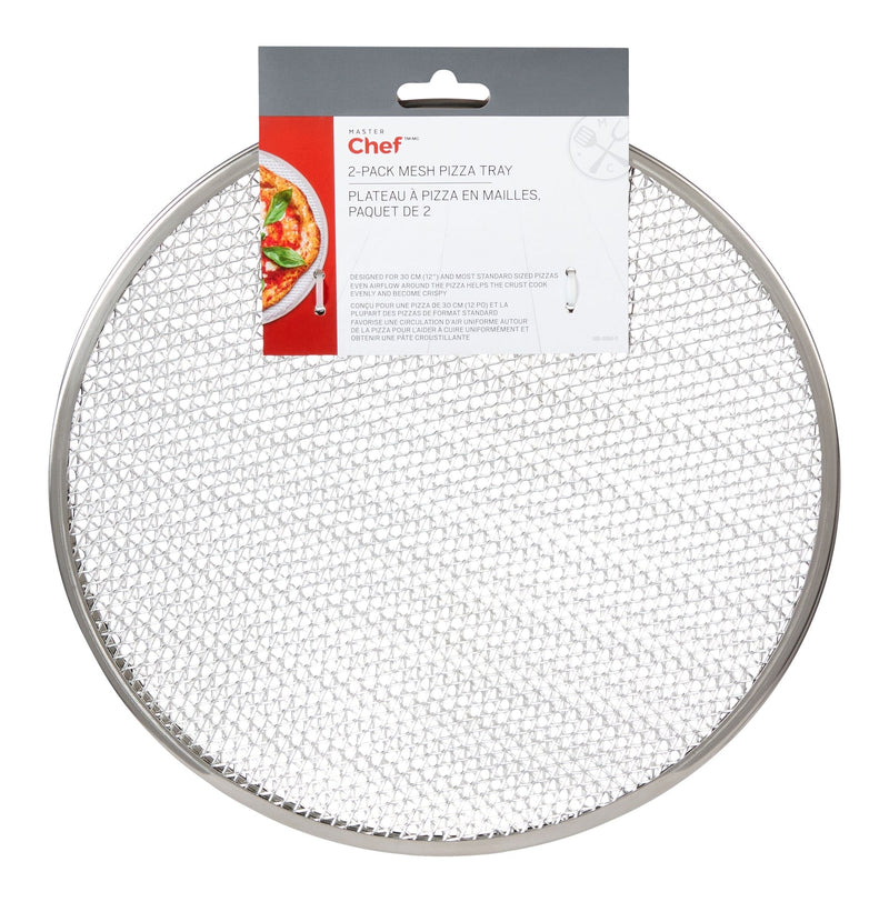 Mesh Round Pizza Tray Set, 2-pk J4314