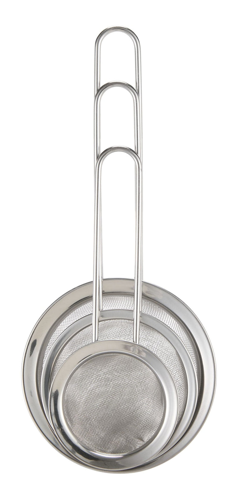 Miniature Stainless Steel Strainers, 3-pc H6580