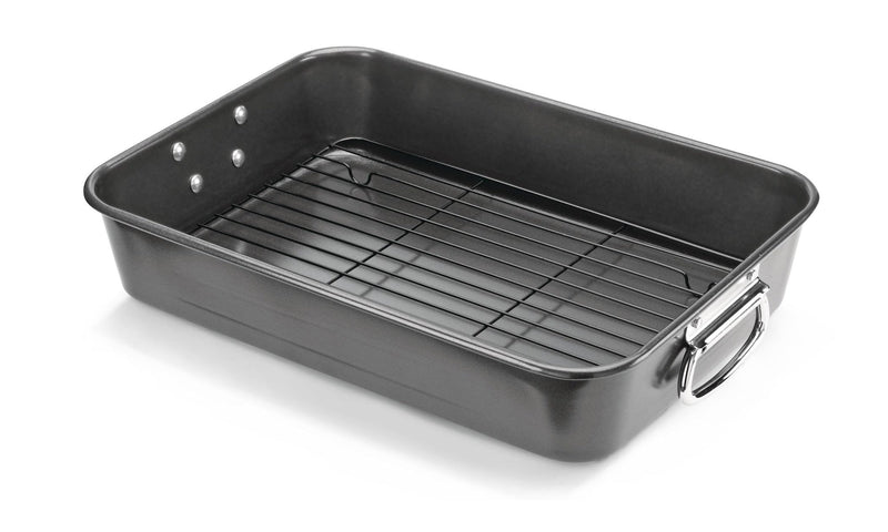 Multi-Purpose Roaster with Rack, Dishwasher Safe, 9-12 lb, 25.4 x 38cm P3898