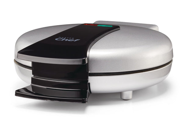 Round, Non-Stick Waffle Maker, Silver P1764